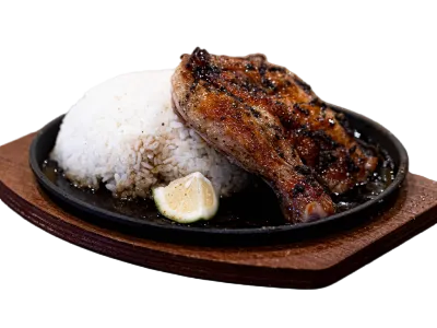 190 GARLIC QUARTER LEG WITH RICE