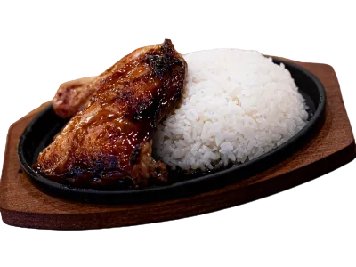 190 TERIRAKI QUARTER LEG WITH RICE