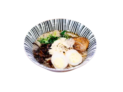 295 cheese tonkotsu ramen with egg