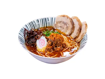 399 Akakara tonkotsu ramen with chasu