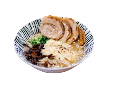 399 cheese tonkotsu ramen with chasu