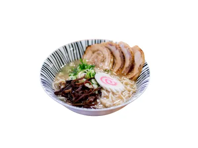 shio tonkatsu ramen with chasu